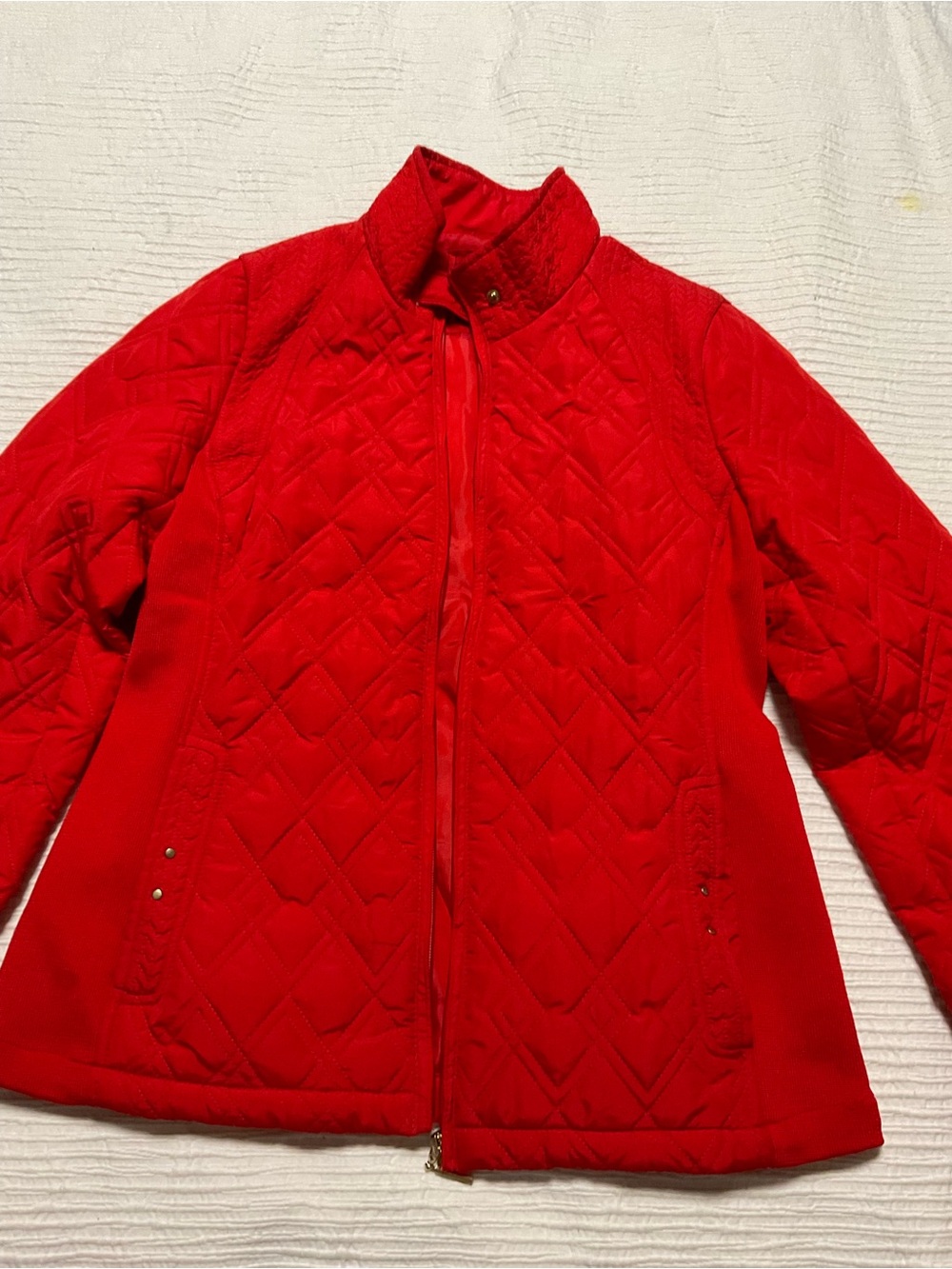 Weatherproof Quilted Red Puffer Jacket